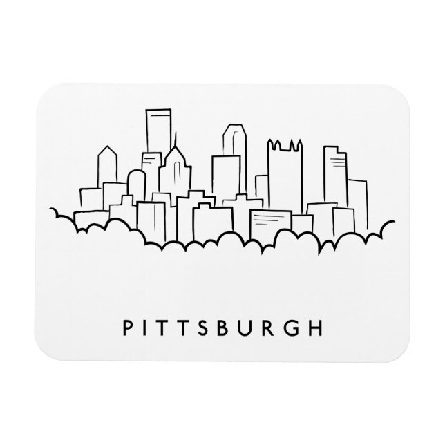 Pittsburgh Pennsylvania Magnet (Horizontal)