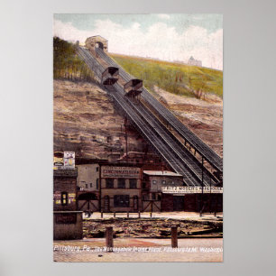 Pittsburgh Pennsylvania Monangahela Incline Plane Poster