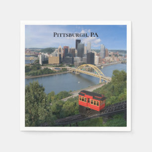 Pittsburgh Pennsylvania Photograph Napkin
