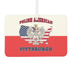 Pittsburgh Pennsylvania Polish Car Air Freshener