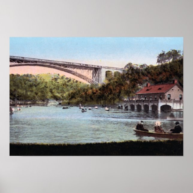 Pittsburgh Pennsylvania Schenley Lake Panther Holl Poster (Front)