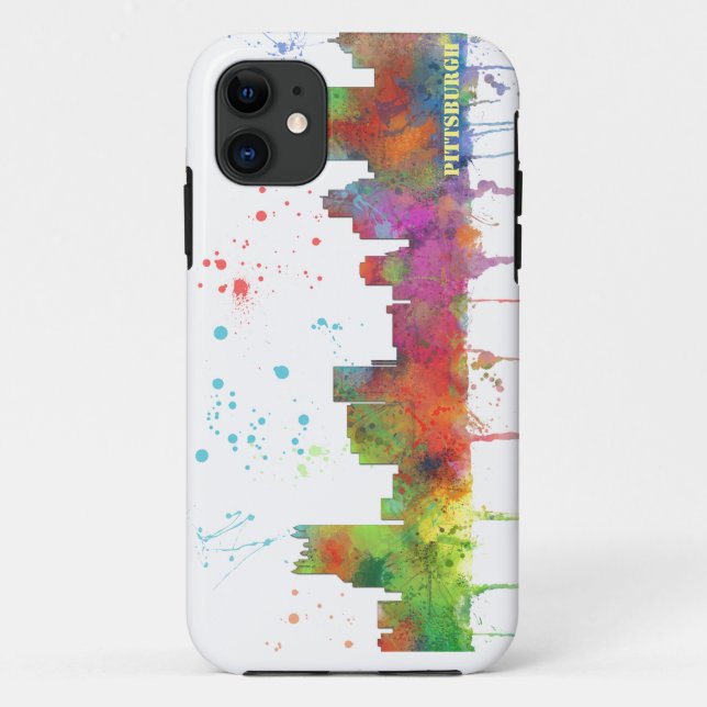 PITTSBURGH PENNSYLVANIA SKYLINE Case-Mate iPhone CASE (Back)