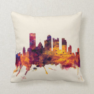 Pittsburgh Pennsylvania Skyline Cushion
