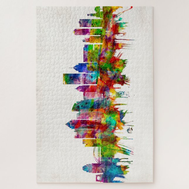 Pittsburgh Pennsylvania Skyline Jigsaw Puzzle (Vertical)