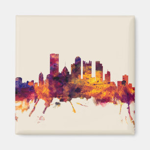 Pittsburgh Pennsylvania Skyline Magnet