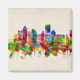 Pittsburgh Pennsylvania Skyline Magnet