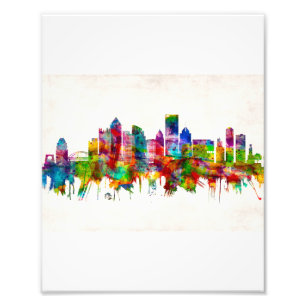 Pittsburgh Pennsylvania Skyline Photo Print