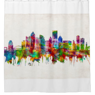 Pittsburgh Pennsylvania Skyline Shower Curtain