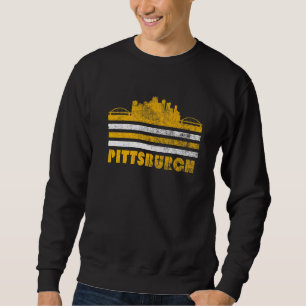Pittsburgh Pennsylvania Steel City Skyline 412 Hom Sweatshirt