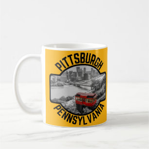 Pittsburgh Pennsylvania Steel City Skyline Incline Coffee Mug