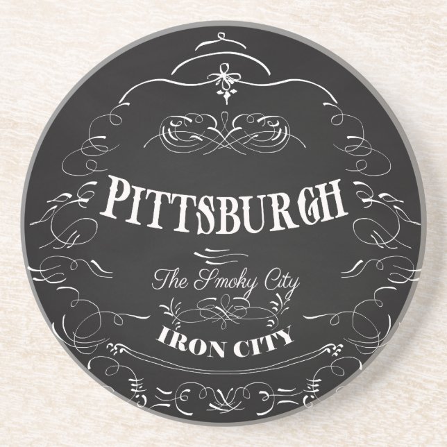 Pittsburgh Pennsylvania - The Smoky City Coaster (Front)