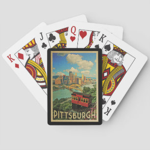 Pittsburgh Pennsylvania Vintage Travel Playing Cards
