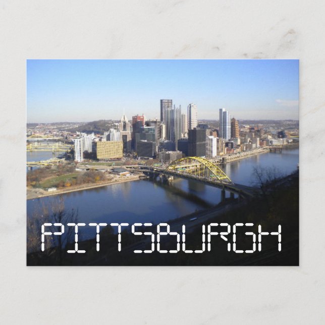 Pittsburgh Postcard (Front)