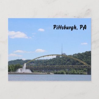 Pittsburgh Postcard Pennsylvania Vacation Souvenir