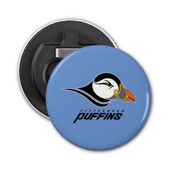 Pittsburgh Puffins Logo Bottle Opener (Front)