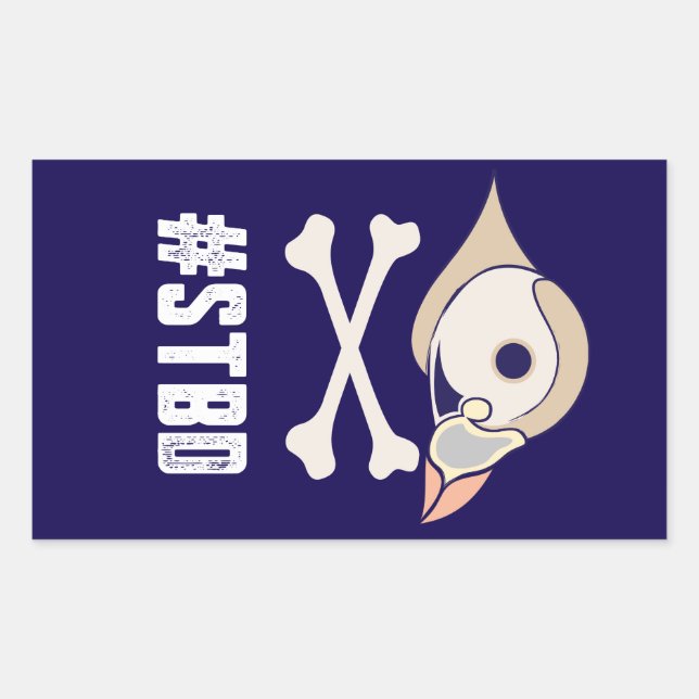 Pittsburgh Puffins #STBD Rectangular Sticker (Front)