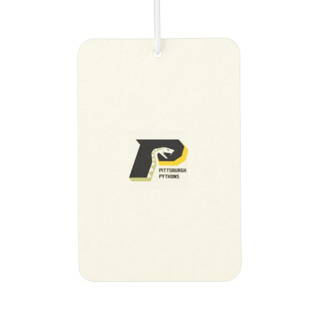 Pittsburgh Pythons  Car Air Freshener (Front)