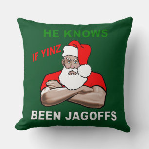 PITTSBURGH SANTA PILLOW