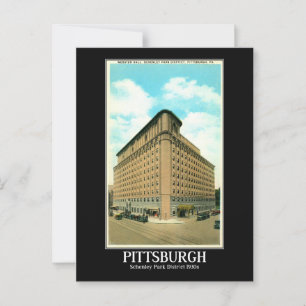 Pittsburgh Schenley Park District 1930s Postcard