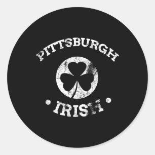 Pittsburgh Shirt St Patricks Day Parade Pittsburgh Classic Round Sticker