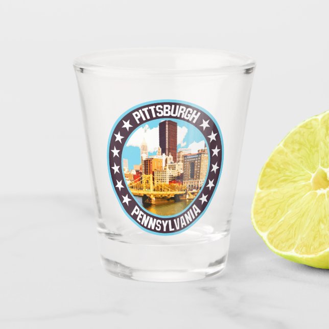 Pittsburgh                                         shot glass (Front)