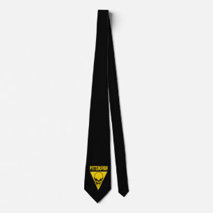 Pittsburgh Skull Neck Tie