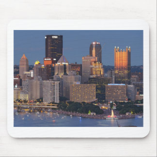 Pittsburgh Skyline at Dusk Mouse Pad