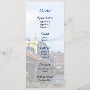 Pittsburgh Skyline By Smithfield St Bride Menu