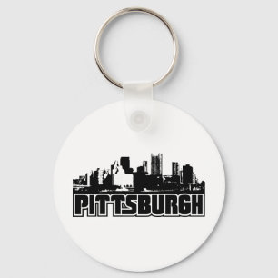 Pittsburgh Skyline Key Ring