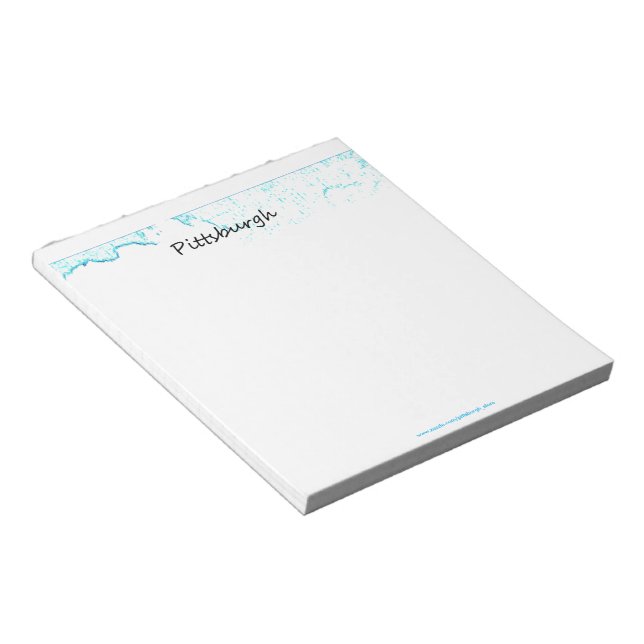 Pittsburgh  Skyline Notepad (Angled)
