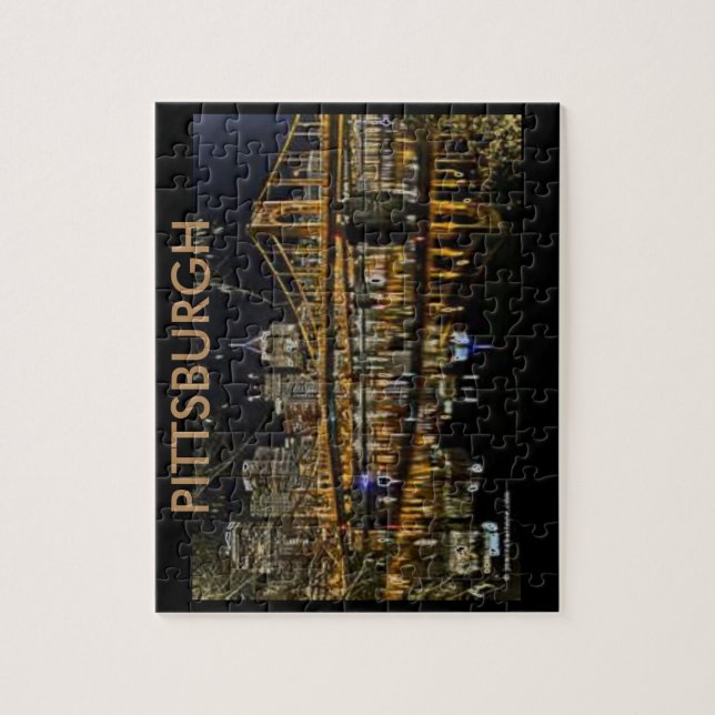 PITTSBURGH SKYLINE PUZZLE (Vertical)