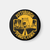 Pittsburgh Steel City Skyline Bridge Pennsylvania