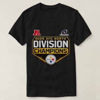Pittsburgh Steelers 2025 AFC North Champions T-Shirt