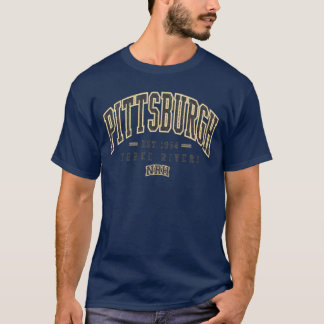 Pittsburgh Three Rivers Vintage Varsity T-Shirt