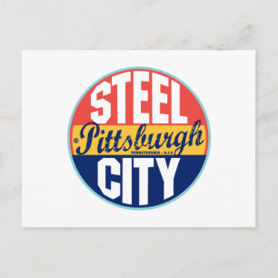 Pittsburgh Vintage Label Postcard