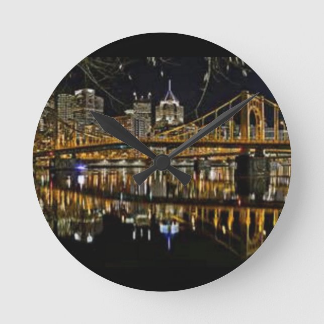 PITTSBURGH WALL CLOCK (Front)