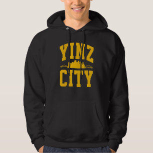 Pittsburgh Yinz Yinzer Steel City Skyline 412 Hom Hoodie