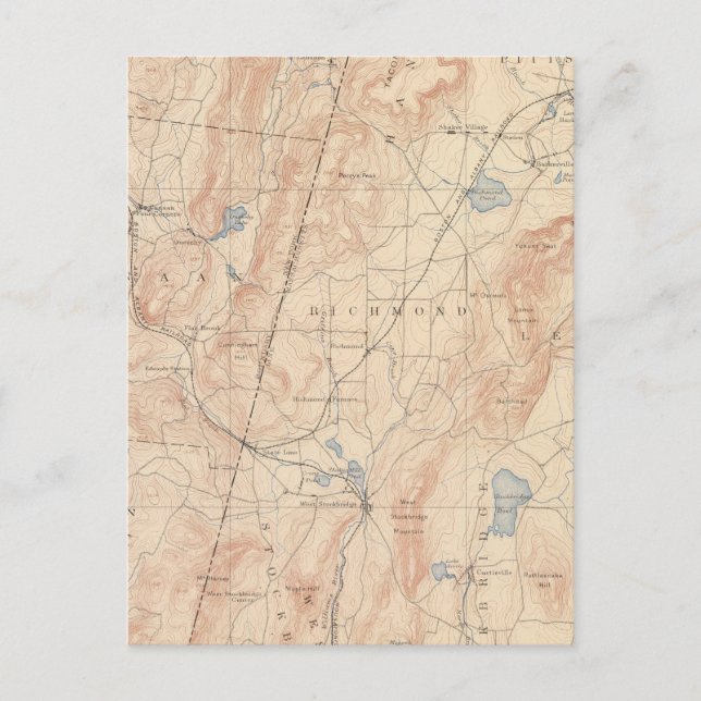 Pittsfield, Massachusetts Postcard (Front)