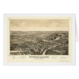 Pittsfield, ME Panoramic Map - 1889