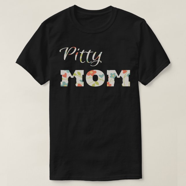 Pitty Mom  Pit Bull Mom Sweater for Women Pullover (Design Front)