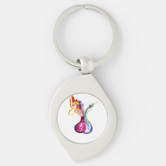 Pituitary structure key ring (Front)