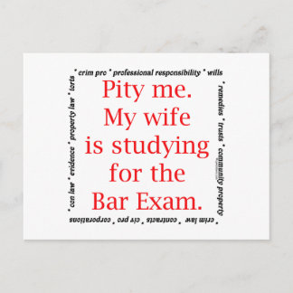 Pity me...wife postcard