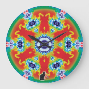 Pivitol Kaleidoscope Large Clock
