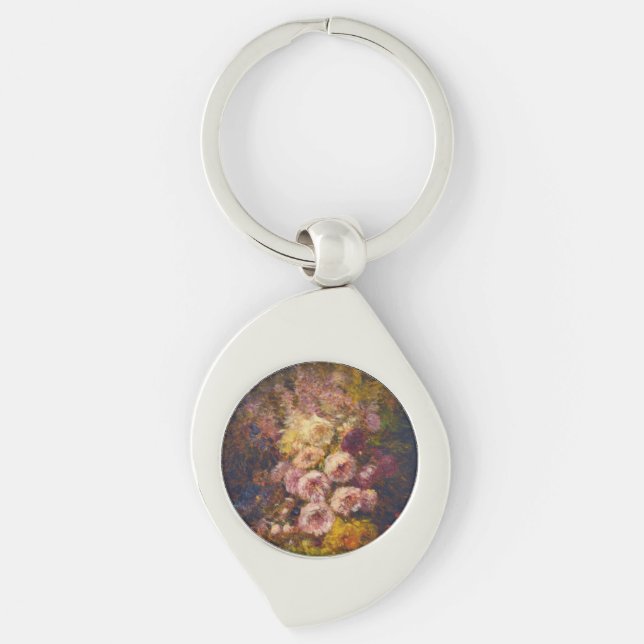 Pivoines – Félix Ziem Key Ring (Front)