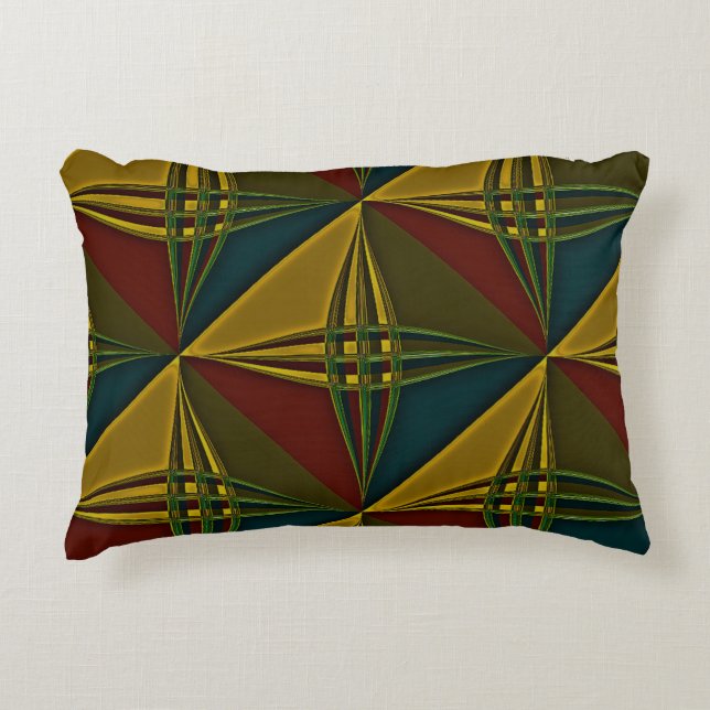 "Pivotal and Colourful" Accent Pillow (Front)