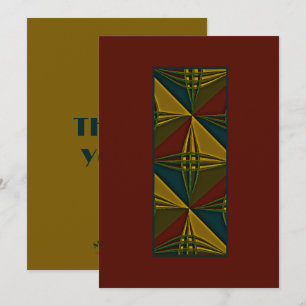 "Pivotal & Colourful" (Personalise) Flat Note Card
