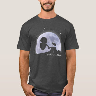Pixar WallE  Eve To The Moon And Back  T-Shirt