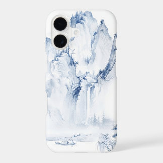 PixDezine Blue Chinoiserie Valley Living Landscape