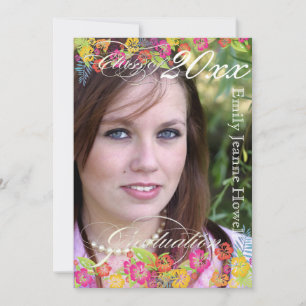 PixDezine Hawaiian Hibiscus, 2011 Graduations Invitation