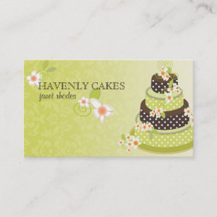 PixDezine Pandana Green Bakery/pâtisserie Business Card